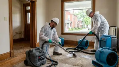 Water damage restoration team in Akron, OH serving local homes and businesses