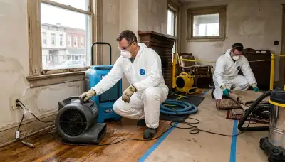 Water damage restoration team in Akron, OH providing fast cleanup and repair services