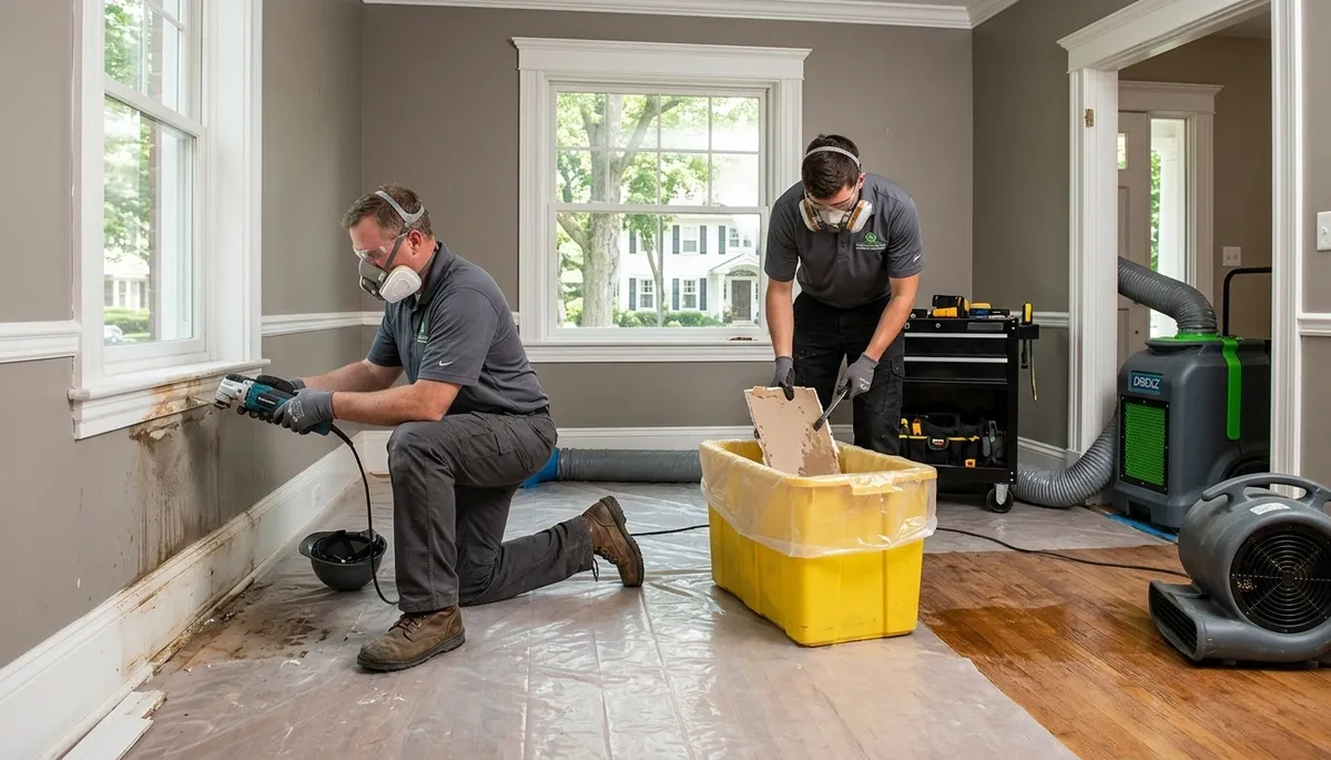 Water damage restoration team serving Akron, OH for residential and commercial property recovery