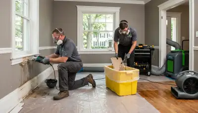 Water damage restoration team serving Akron, OH for residential and commercial property recovery