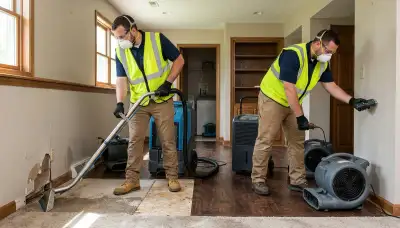 Water damage restoration team serving Akron, OH for fast cleanup and drying