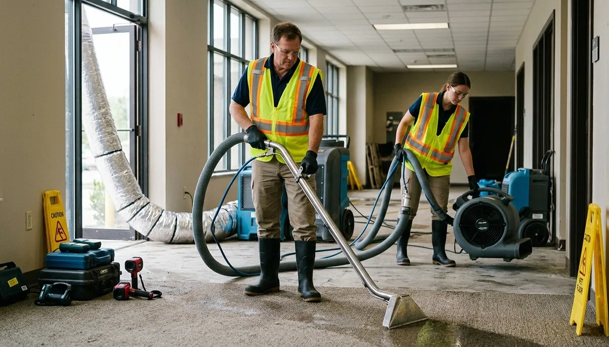 Water extraction service for Akron, OH homes after floods or pipe leaks